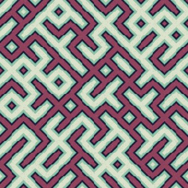 Soyut Geometrik Desen üretken hesaplama sanatı çizimi