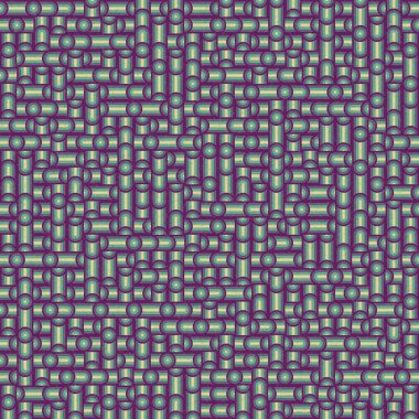 Soyut Geometrik Desen üretken hesaplama sanatı çizimi