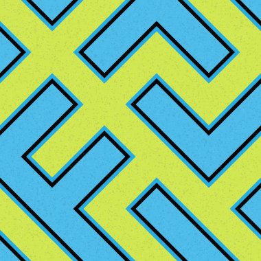 Soyut Geometrik Desen üretken hesaplama sanatı çizimi