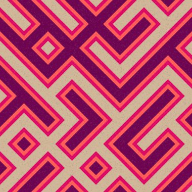 Soyut Geometrik Desen üretken hesaplama sanatı çizimi