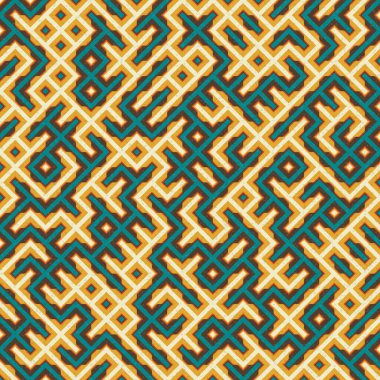 Soyut Geometrik Desen üretken hesaplama sanatı çizimi