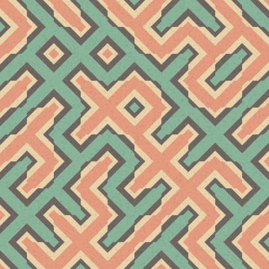 Soyut Geometrik Desen üretken hesaplama sanatı çizimi