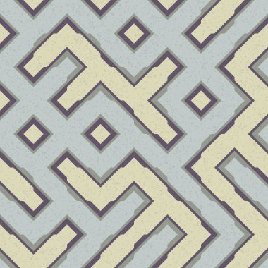 Soyut Geometrik Desen üretken hesaplama sanatı çizimi