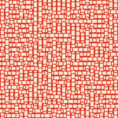 Soyut Geometrik Desen üretken hesaplama sanatı çizimi