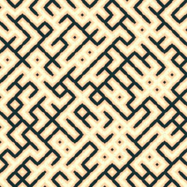 Soyut Geometrik Desen üretken hesaplama sanatı çizimi