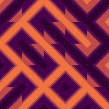 Soyut Geometrik Desen üretken hesaplama sanatı çizimi