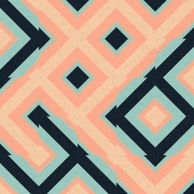 Soyut Geometrik Desen üretken hesaplama sanatı çizimi