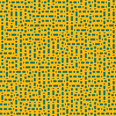 Soyut Geometrik Desen üretken hesaplama sanatı çizimi