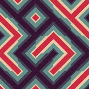 Soyut Geometrik Desen üretken hesaplama sanatı çizimi