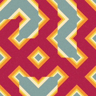 Soyut Geometrik Desen üretken hesaplama sanatı çizimi