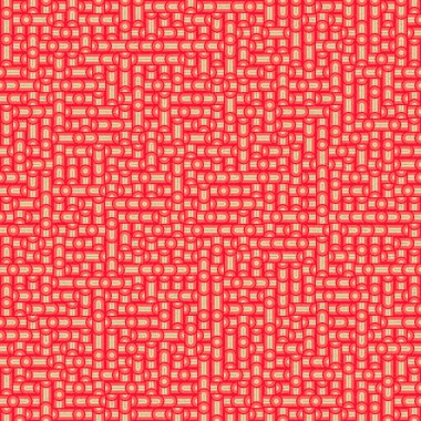 Soyut Geometrik Desen üretken hesaplama sanatı çizimi