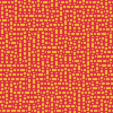 Soyut Geometrik Desen üretken hesaplama sanatı çizimi