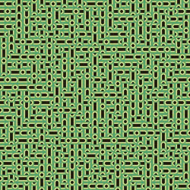 Soyut Geometrik Desen üretken hesaplama sanatı çizimi