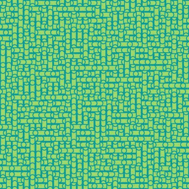 Soyut Geometrik Desen üretken hesaplama sanatı çizimi