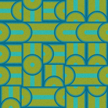 Soyut Geometrik Desen üretken hesaplama sanatı çizimi