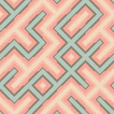 Soyut Geometrik Desen üretken hesaplama sanatı çizimi