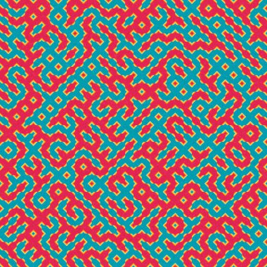 Soyut Geometrik Desen üretken hesaplama sanatı çizimi