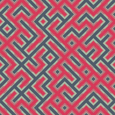 Soyut Geometrik Desen üretken hesaplama sanatı çizimi