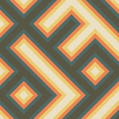 Soyut Geometrik Desen üretken hesaplama sanatı çizimi