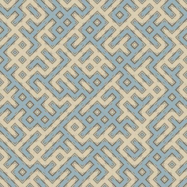 Soyut Geometrik Desen üretken hesaplama sanatı çizimi