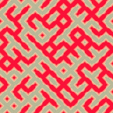 Soyut Geometrik Desen üretken hesaplama sanatı çizimi