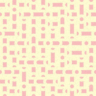 Soyut Geometrik Desen üretken hesaplama sanatı çizimi