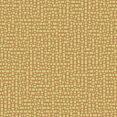 Soyut Geometrik Desen üretken hesaplama sanatı çizimi