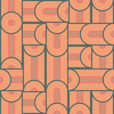 Soyut Geometrik Desen üretken hesaplama sanatı çizimi