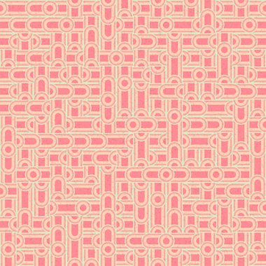 Soyut Geometrik Desen üretken hesaplama sanatı çizimi