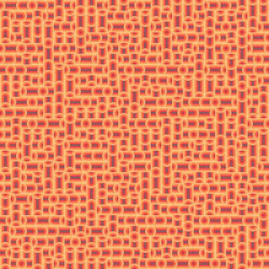 Soyut Geometrik Desen üretken hesaplama sanatı çizimi