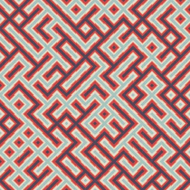 Soyut Geometrik Desen üretken hesaplama sanatı çizimi