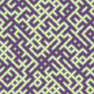 Soyut Geometrik Desen üretken hesaplama sanatı çizimi