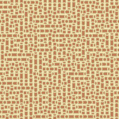 Soyut Geometrik Desen üretken hesaplama sanatı çizimi