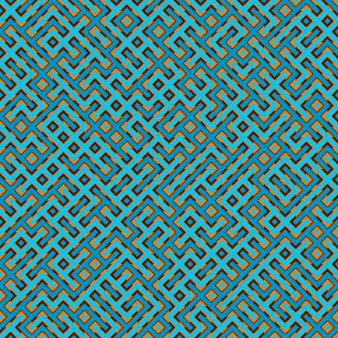 Soyut Geometrik Desen üretken hesaplama sanatı çizimi