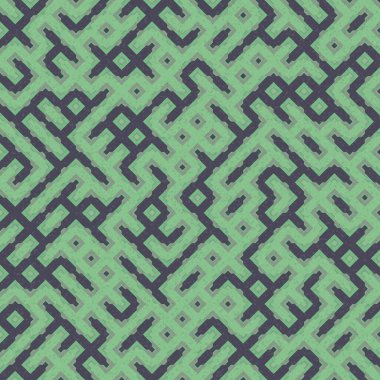 Soyut Geometrik Desen üretken hesaplama sanatı çizimi