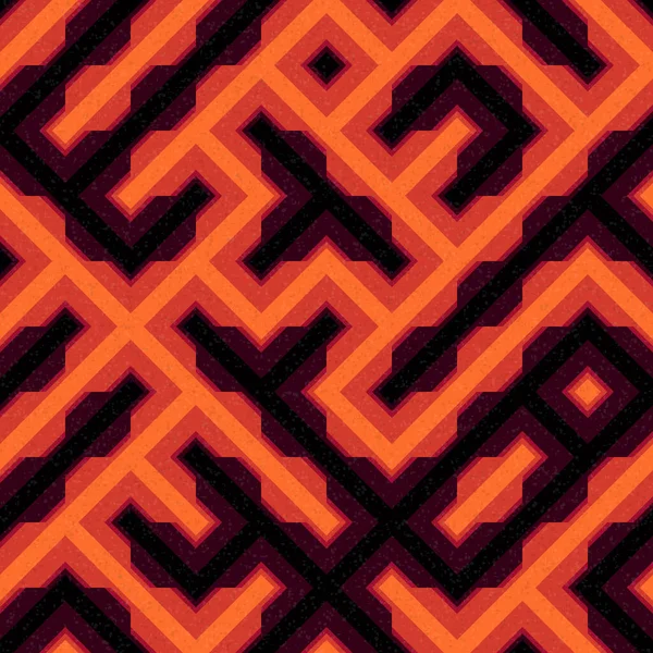 Abstrakte Geometrische Muster Generative Computergestützte Kunstillustration — Stockvektor