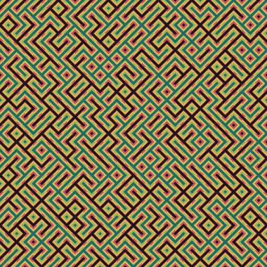 Soyut Geometrik Desen üretken hesaplama sanatı çizimi