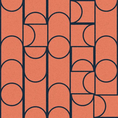 Soyut Geometrik Desen üretken hesaplama sanatı çizimi