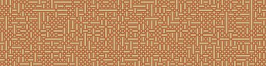 Soyut Geometrik Desen üretken hesaplama sanatı çizimi