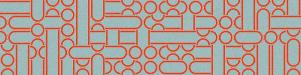 Soyut Geometrik Desen üretken hesaplama sanatı çizimi