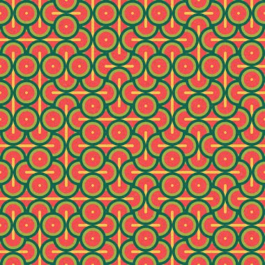 Soyut Geometrik Desen üretken hesaplama sanatı çizimi