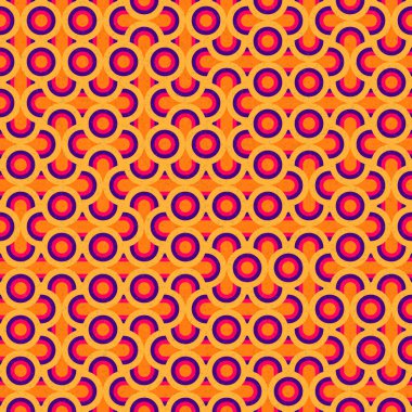 Soyut Geometrik Desen üretken hesaplayıcı sanat vektörü çizimi