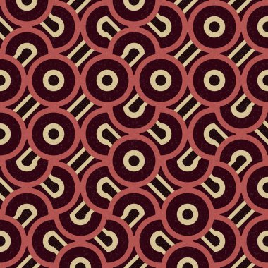 Soyut Geometrik Desen, üretken hesaplama sanatı çizimi