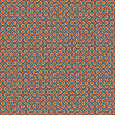 Soyut Geometrik Desen, üretken hesaplama sanatı çizimi