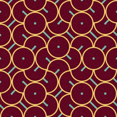 Soyut Geometrik Desen üretken hesaplama sanatı çizimi