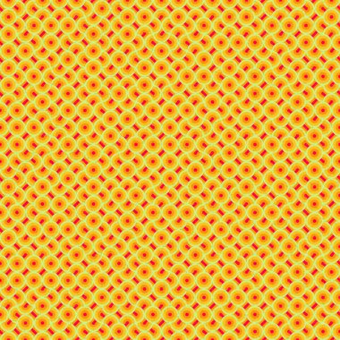 Soyut Geometrik Desen, üretken hesaplama sanatı çizimi