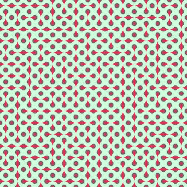 Soyut Geometrik Desen, üretken hesaplama sanatı çizimi