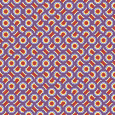 Soyut Geometrik Desen, üretken hesaplama sanatı çizimi