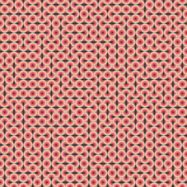 Soyut Geometrik Desen üretken hesaplama sanatı çizimi