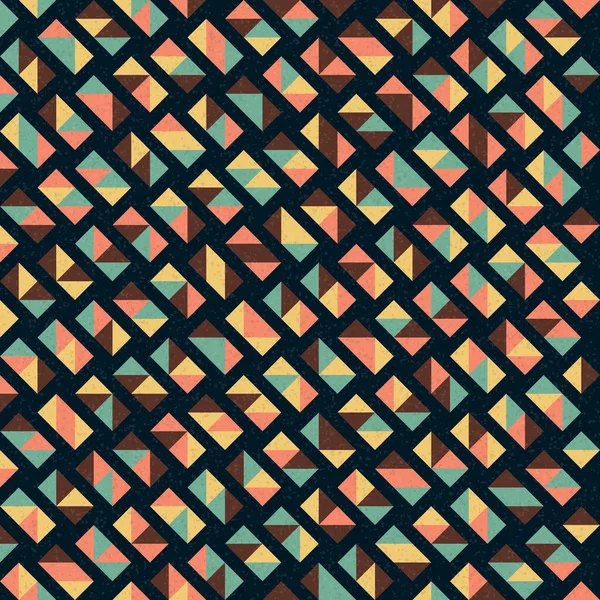 Abstract Geometric Pattern Generative Computational Art Vector Illustration — Vetor de Stock